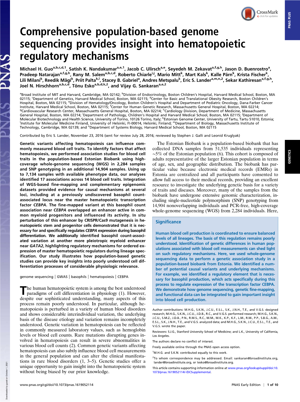 Comprehensive Population-Based Genome Sequencing Provides