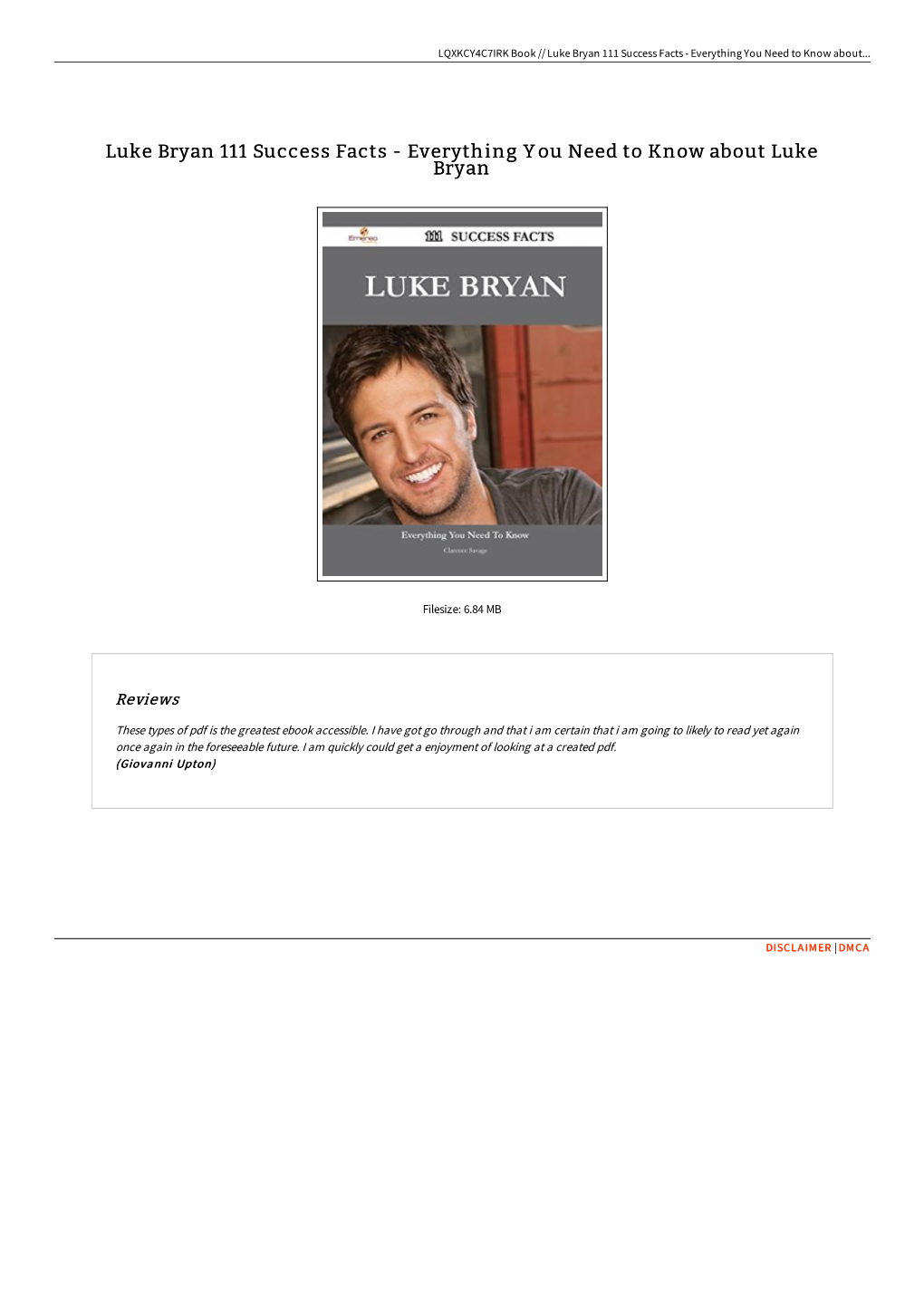 Get Doc \ Luke Bryan 111 Success Facts