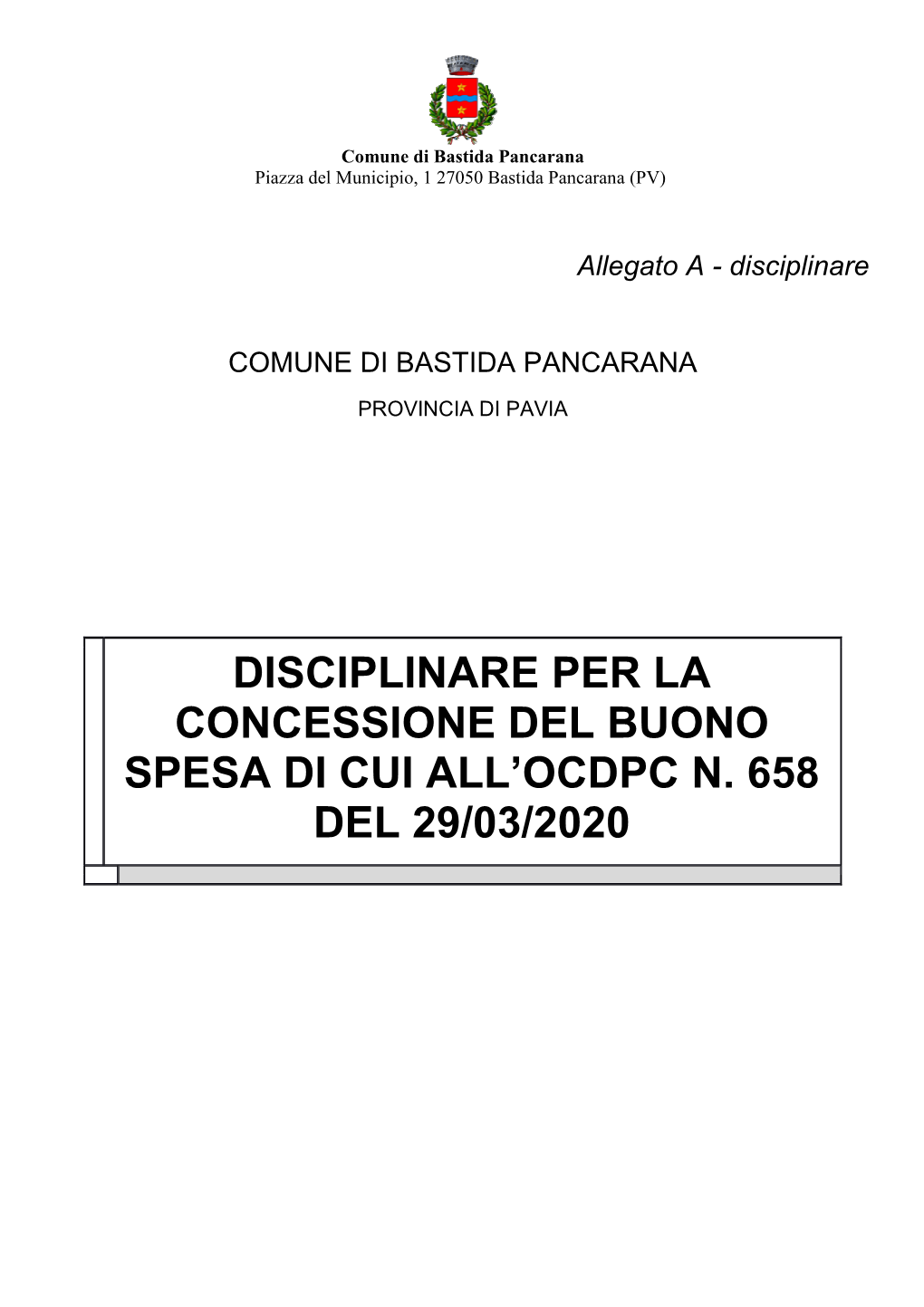 Decreto Sindacale N. 7 2020 ALLEGATO