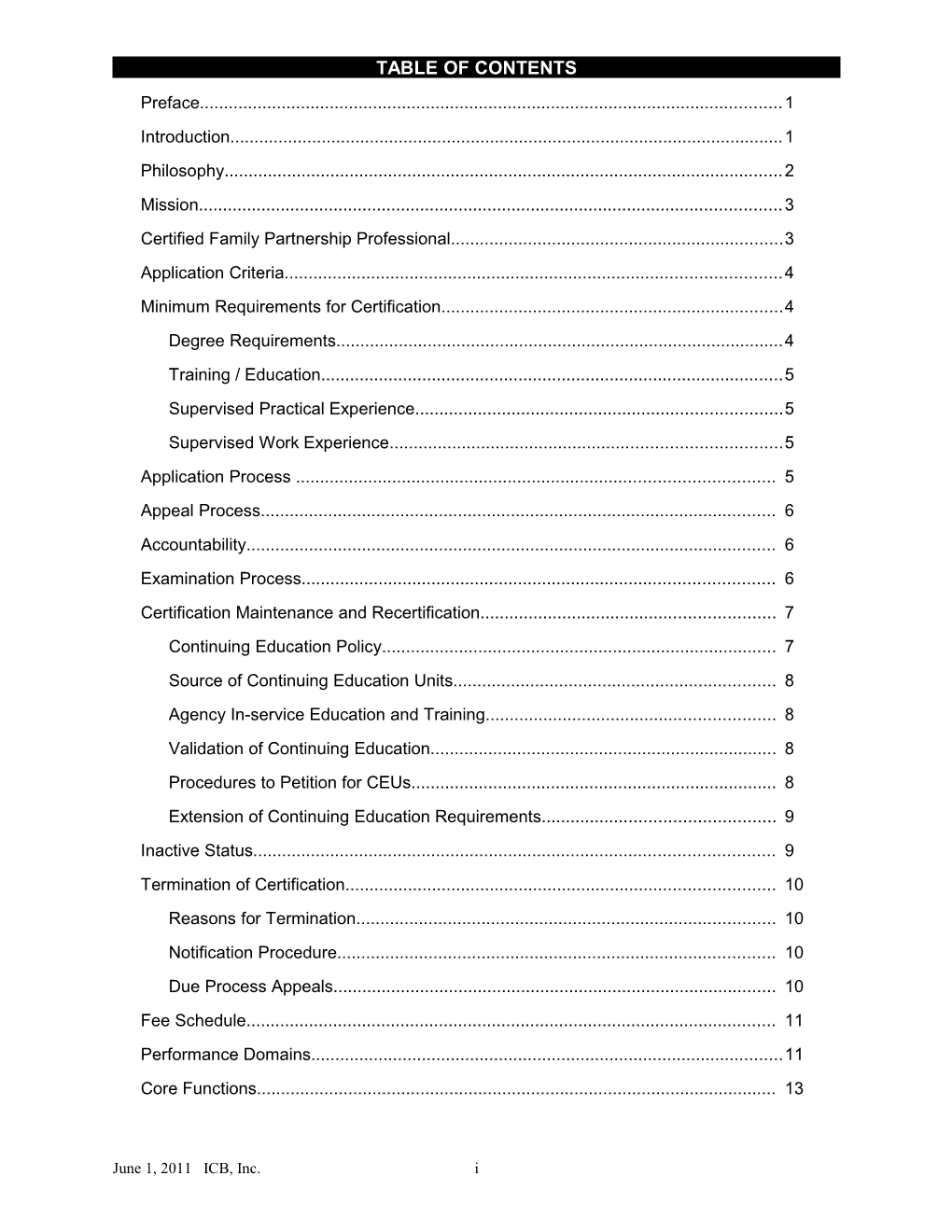 Table of Contents s271