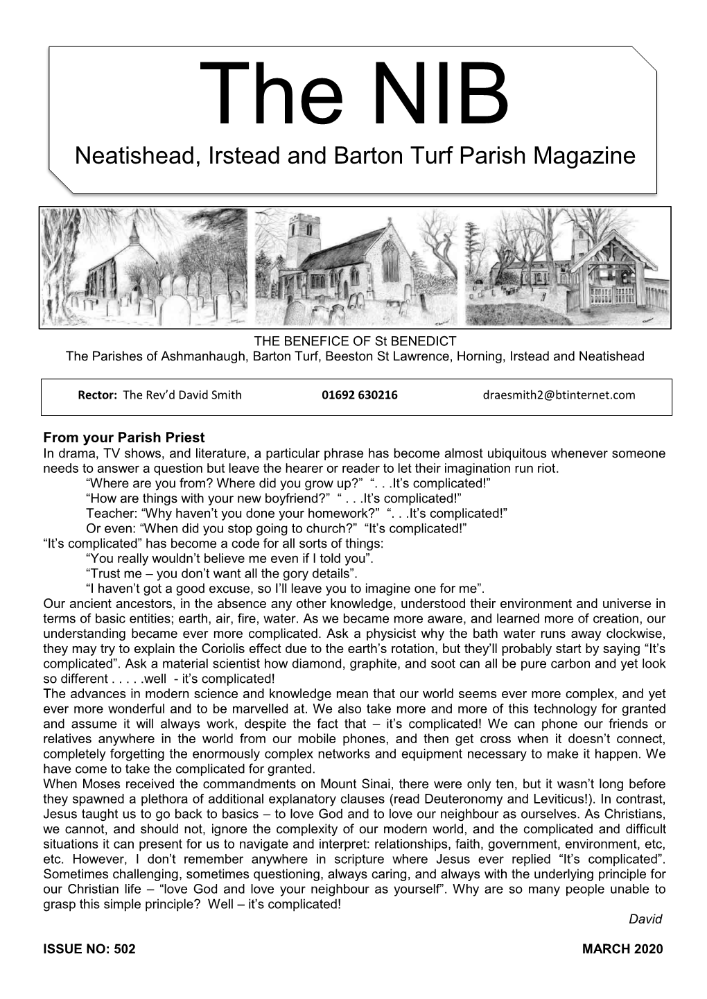 Neatishead, Irstead and Barton Turf Parish Magazine