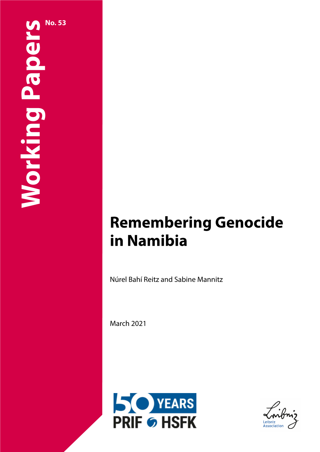 Remembering Genocide in Namibia