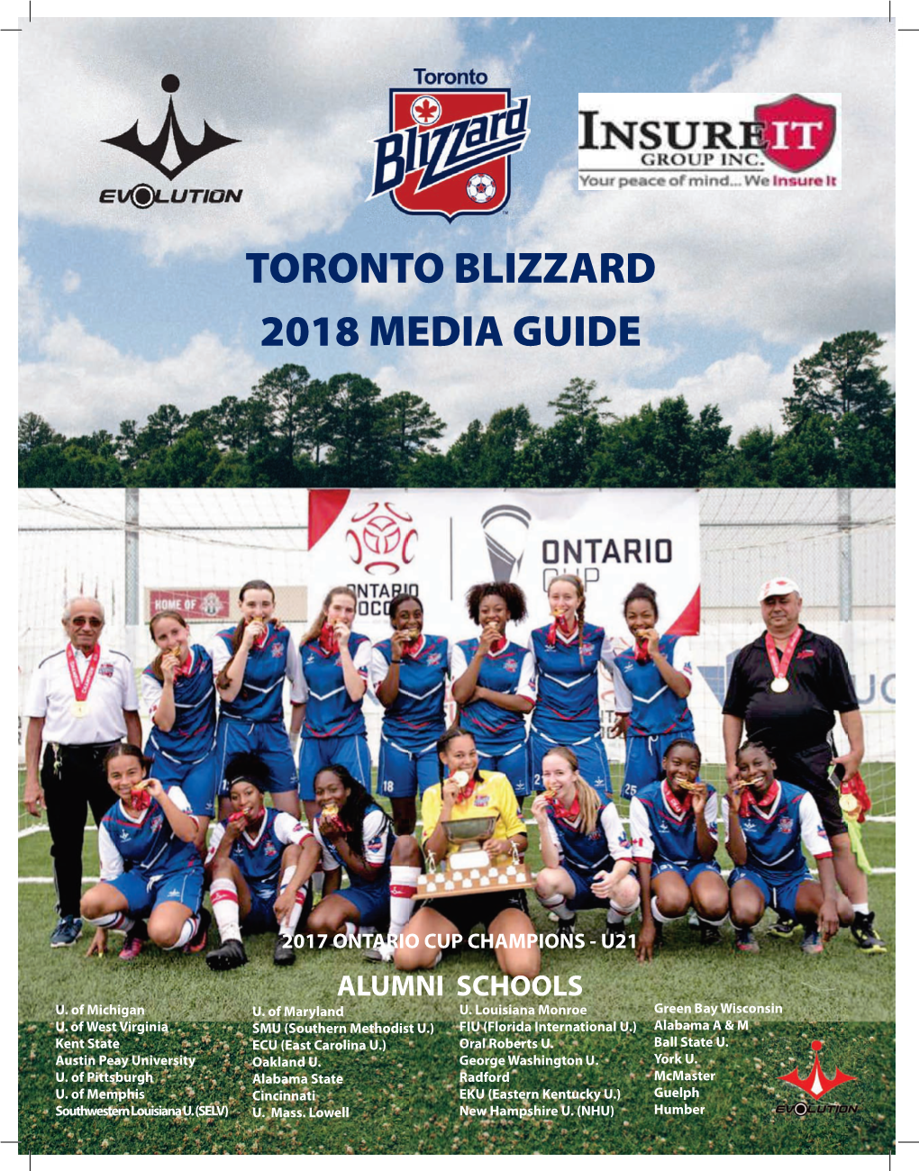 Toronto Blizzard 2018 Media Guide