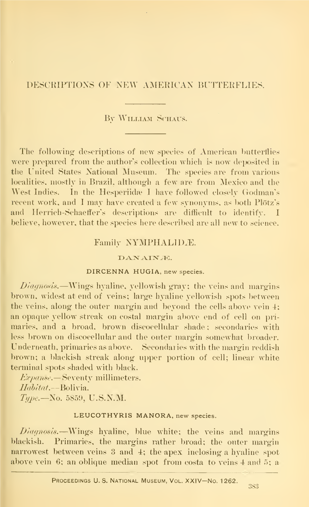 Proceedings of the United States National Museum