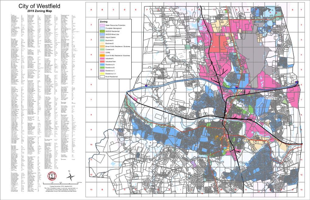 Zoning Map a G PALM D PL a Q R T