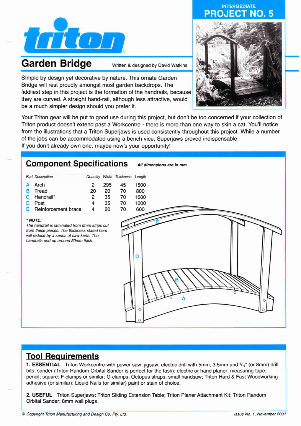 Garden Bridge Written & Designed by David Watkins