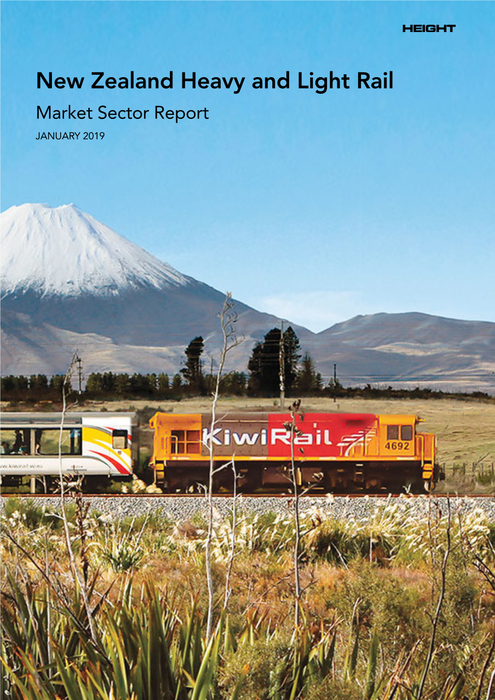 New Zealand Heavy and Light Rail Market Sector Report JANUARY 2019 Map of New Zealand’S Rail Network