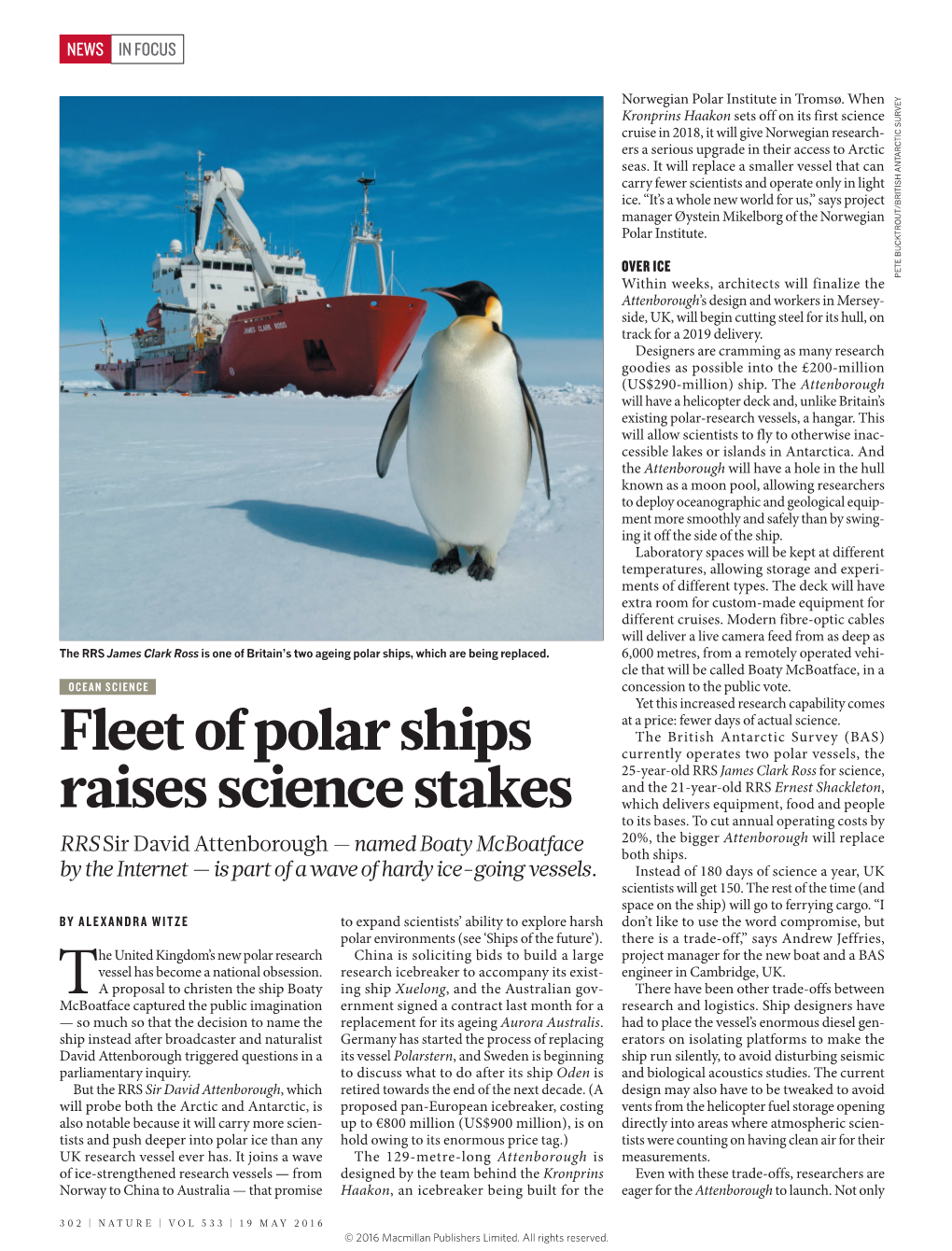 Fleet of Polar Ships Raises Science Stakes