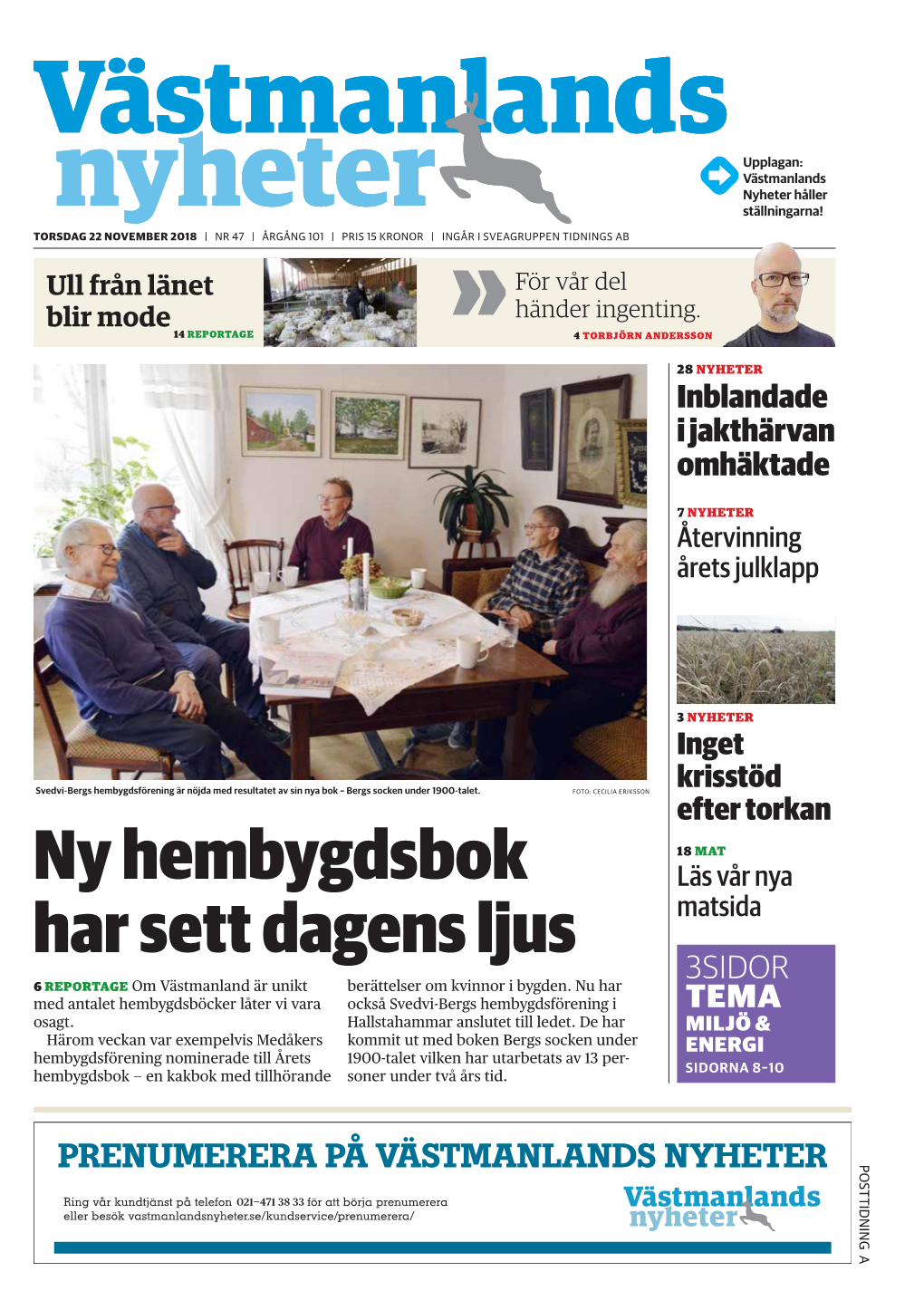 Ny Hembygdsbok Har Sett Dagens Ljus