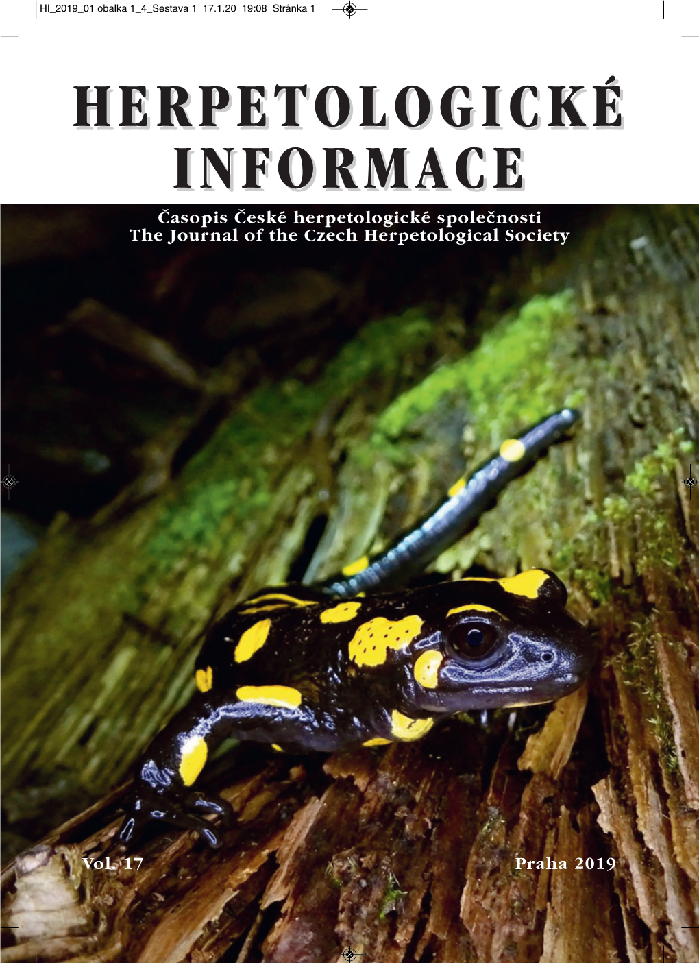 Herpetologické Informace (Pdf) HI-2019