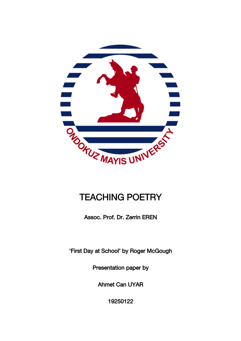 Teaching Poetry