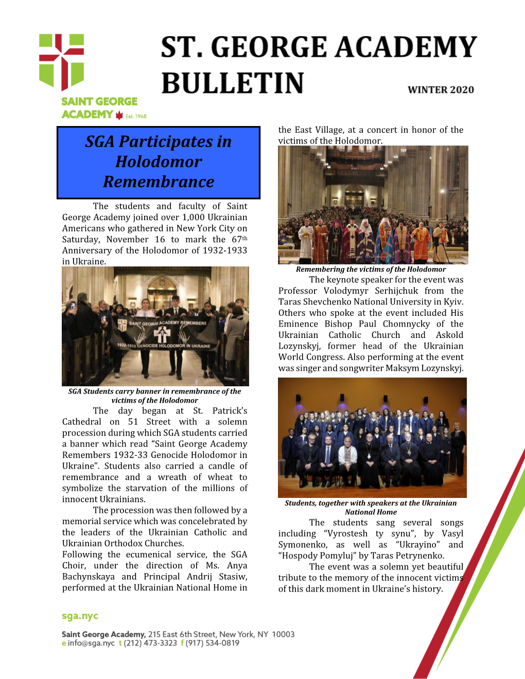 SGA Bulletin Jan 2020 Page 1 English (Pdf) Download