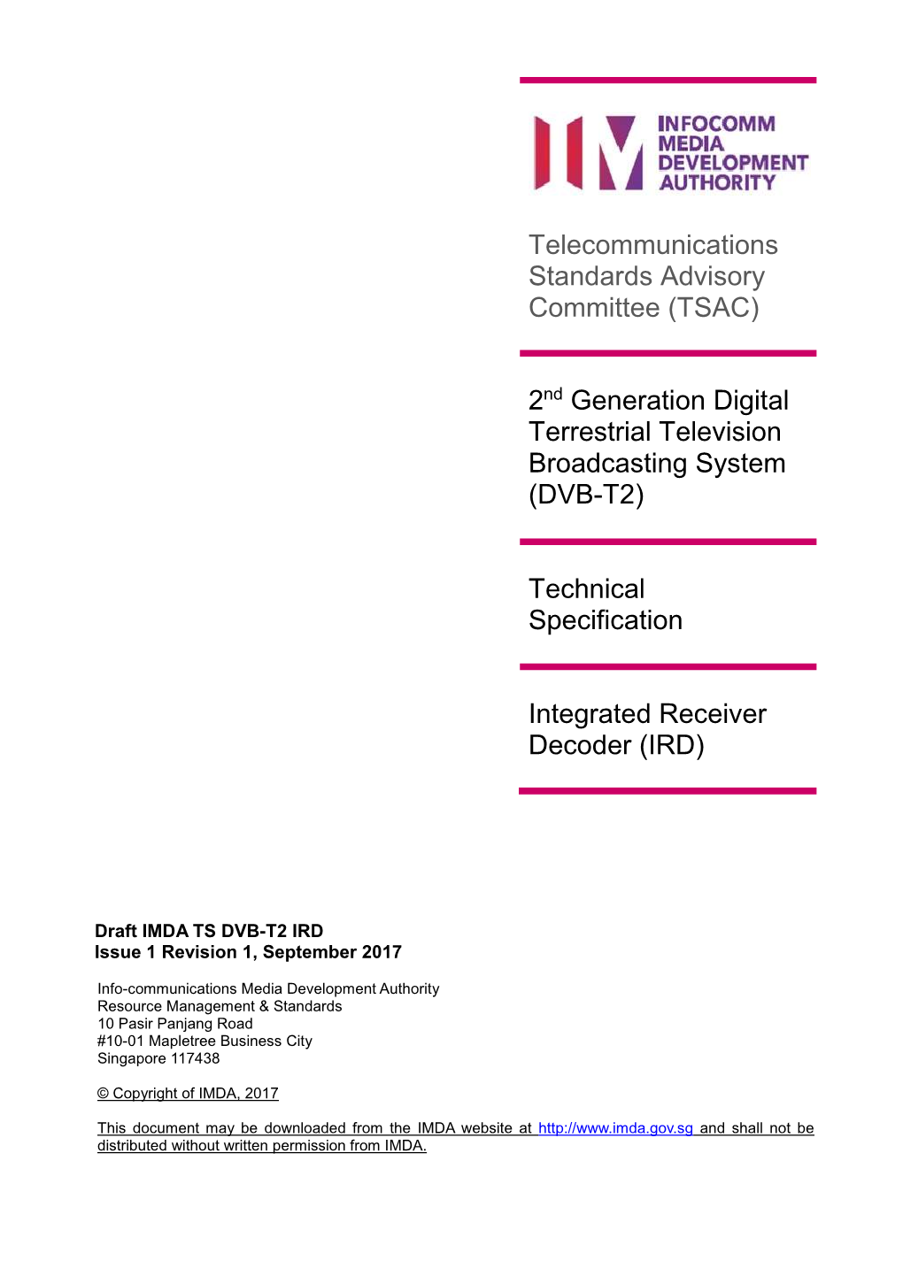 2Nd Generation Digital Terrestrial Television Broadcasting System (DVB-T2)