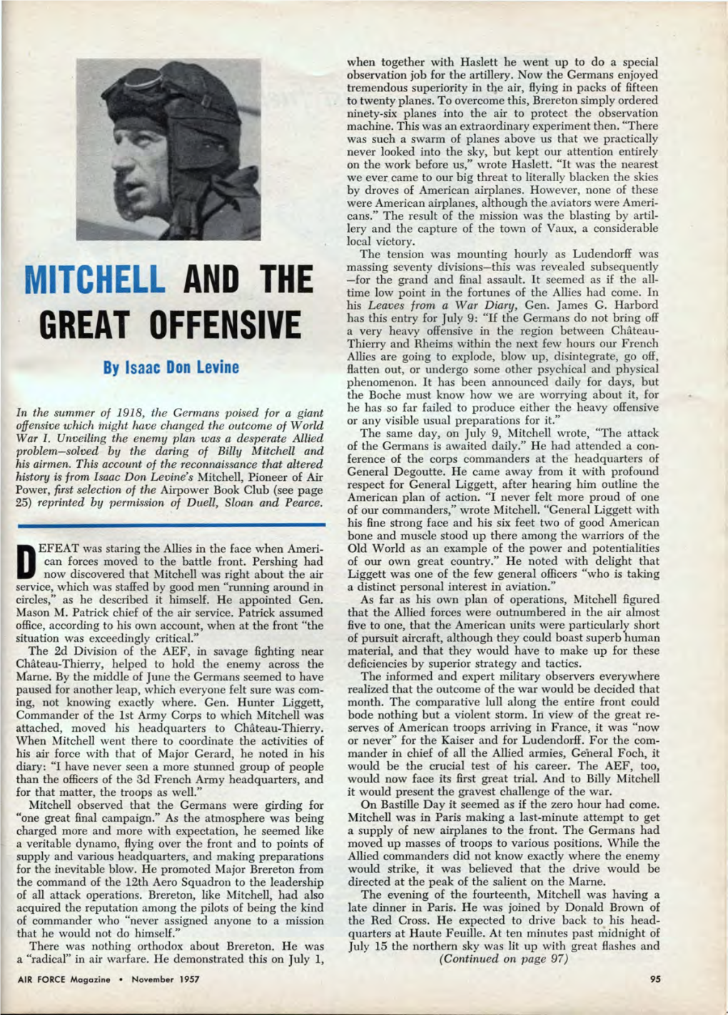 Mitchell and the Great Offensive