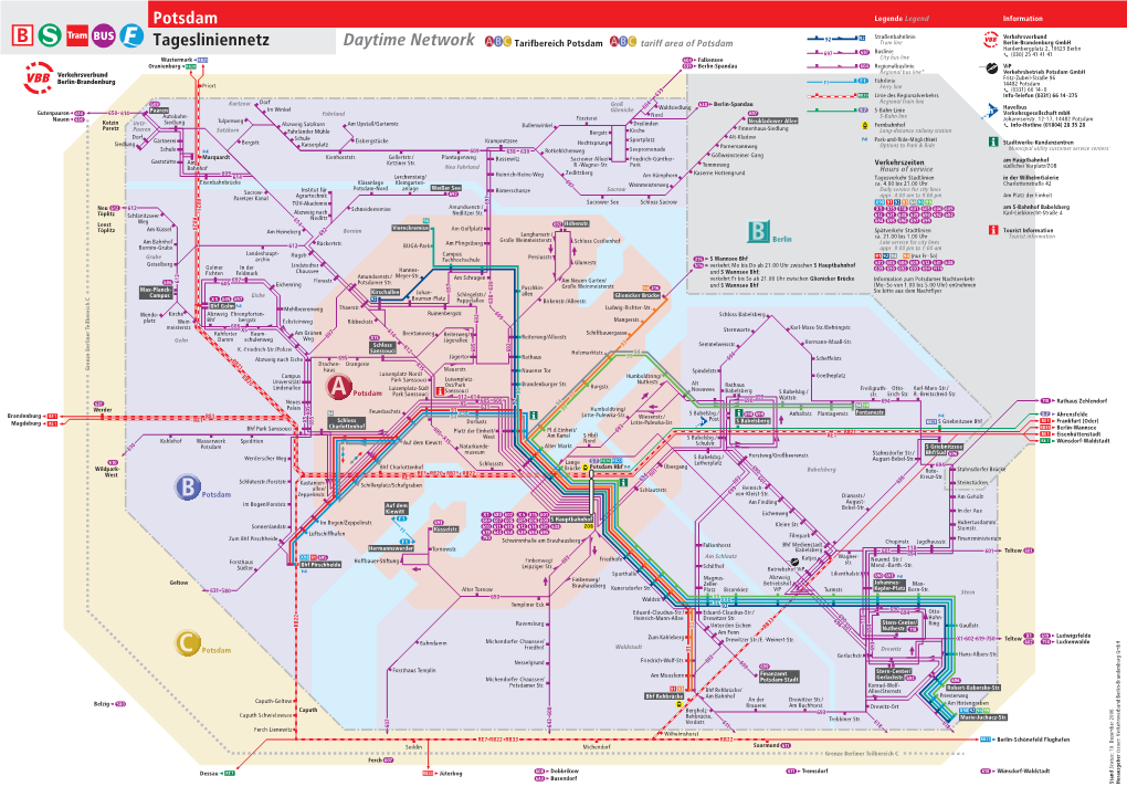 Potsdam Tagesliniennetz Daytime Network