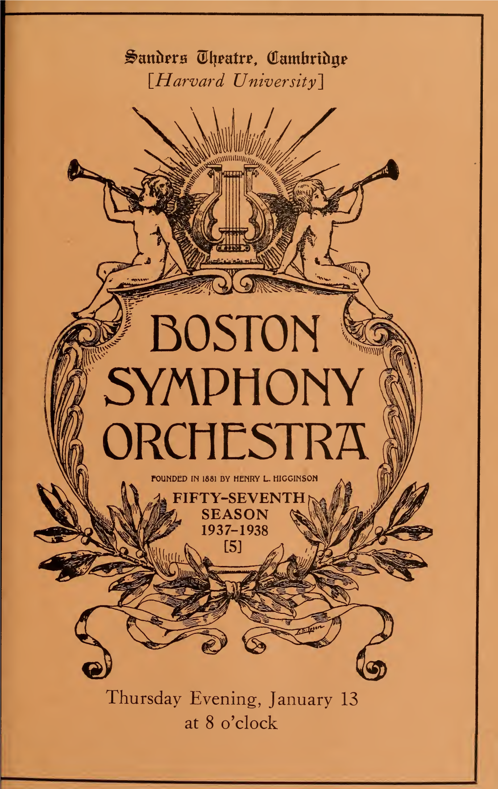 Boston Symphony Orchestra Concert Programs, Season 57,1937