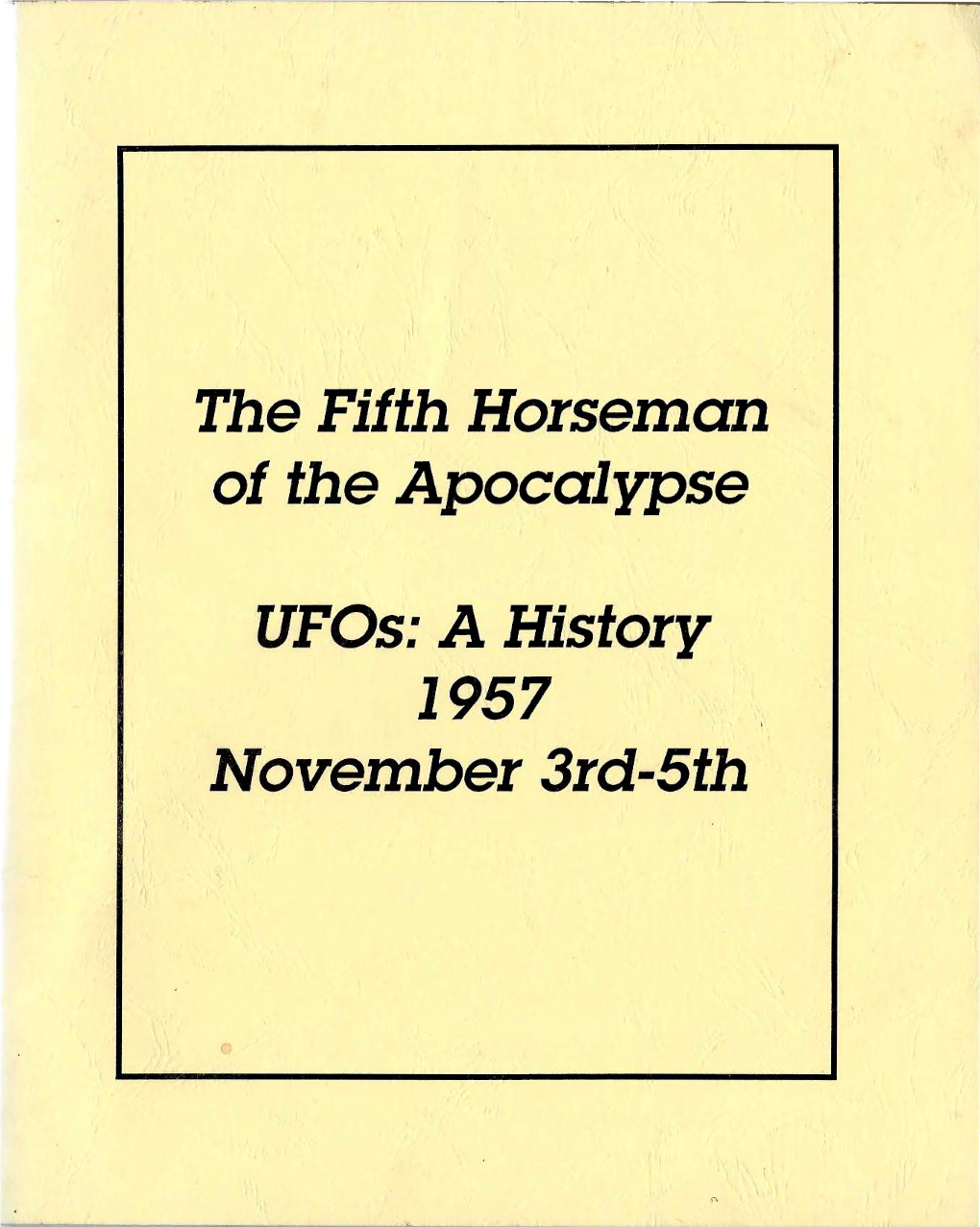Ufos: a History, 1957: November