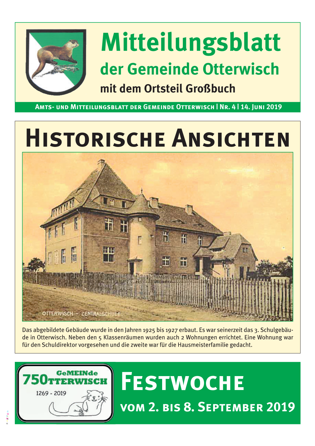 Historische Ansichten Mitteilungsblatt Festwoche