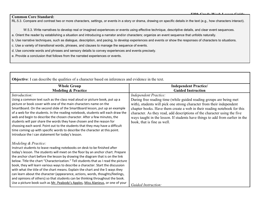 Common Core Standard