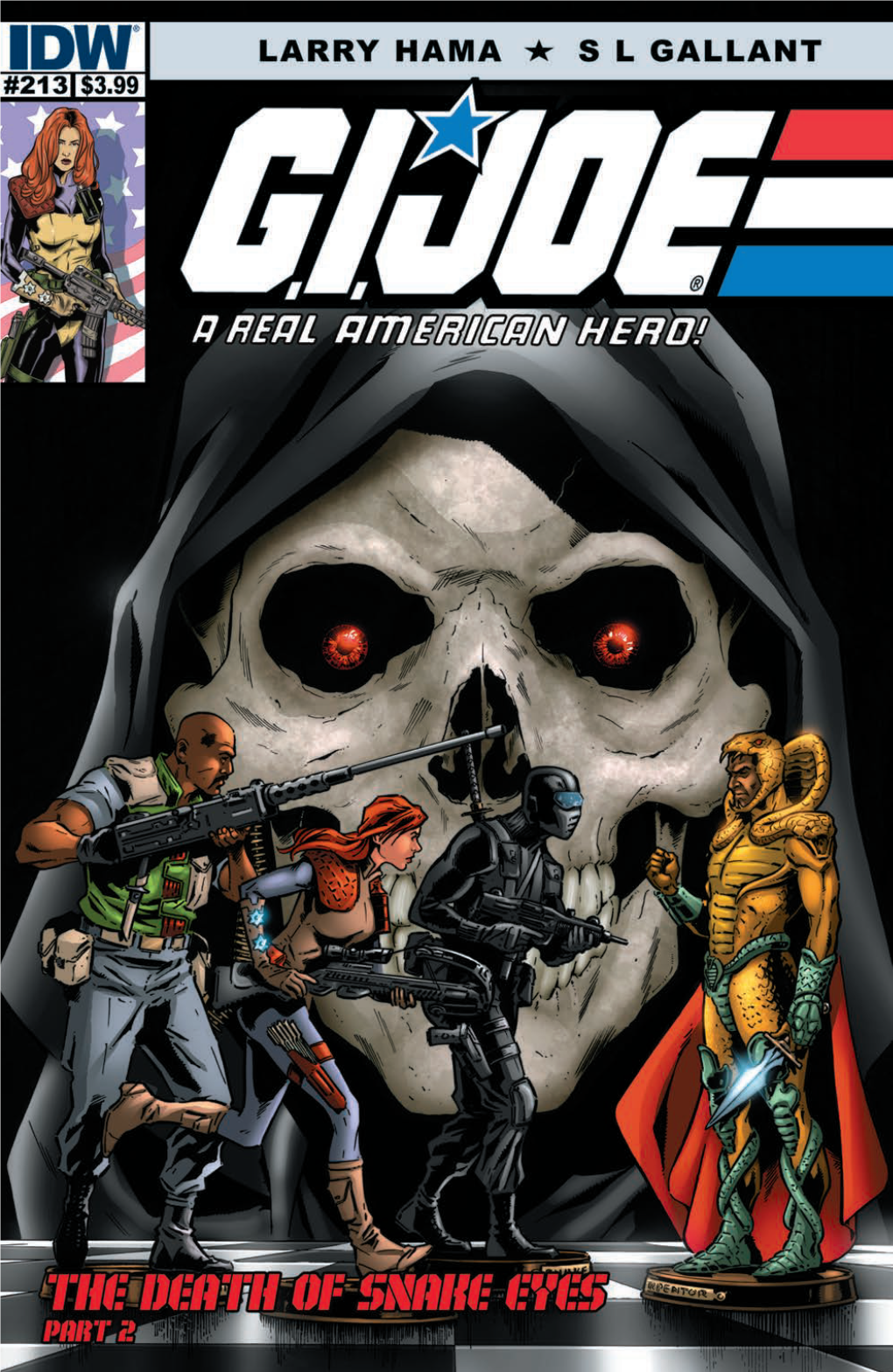 G.I. Joe: a Real American Hero #213 the Death of Snake Eyes, Part 2