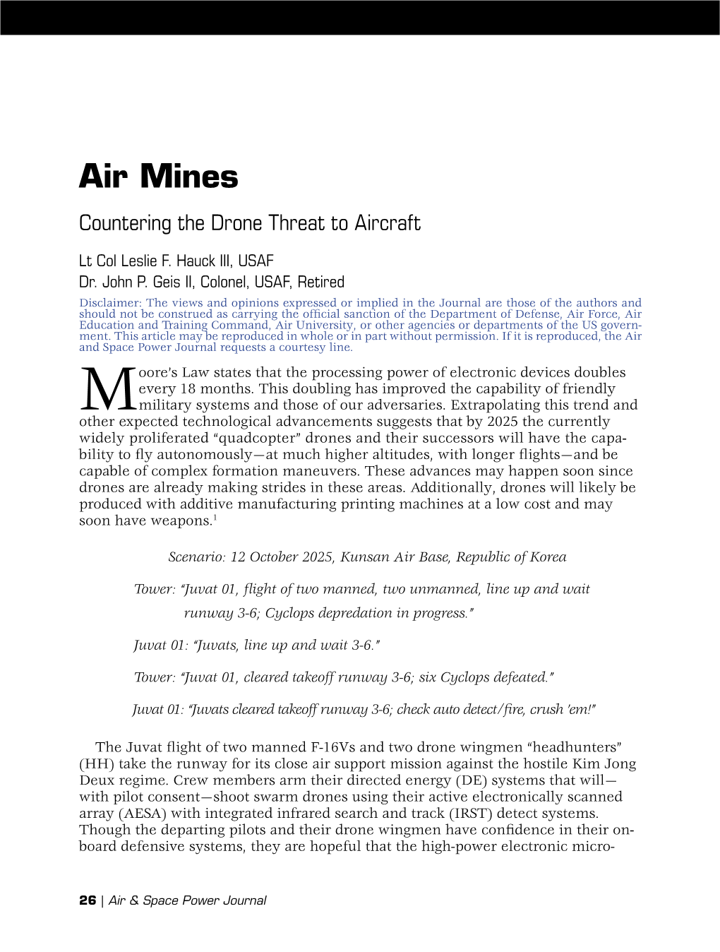 Air Mines: Countering the Drone Threat to Aircraft