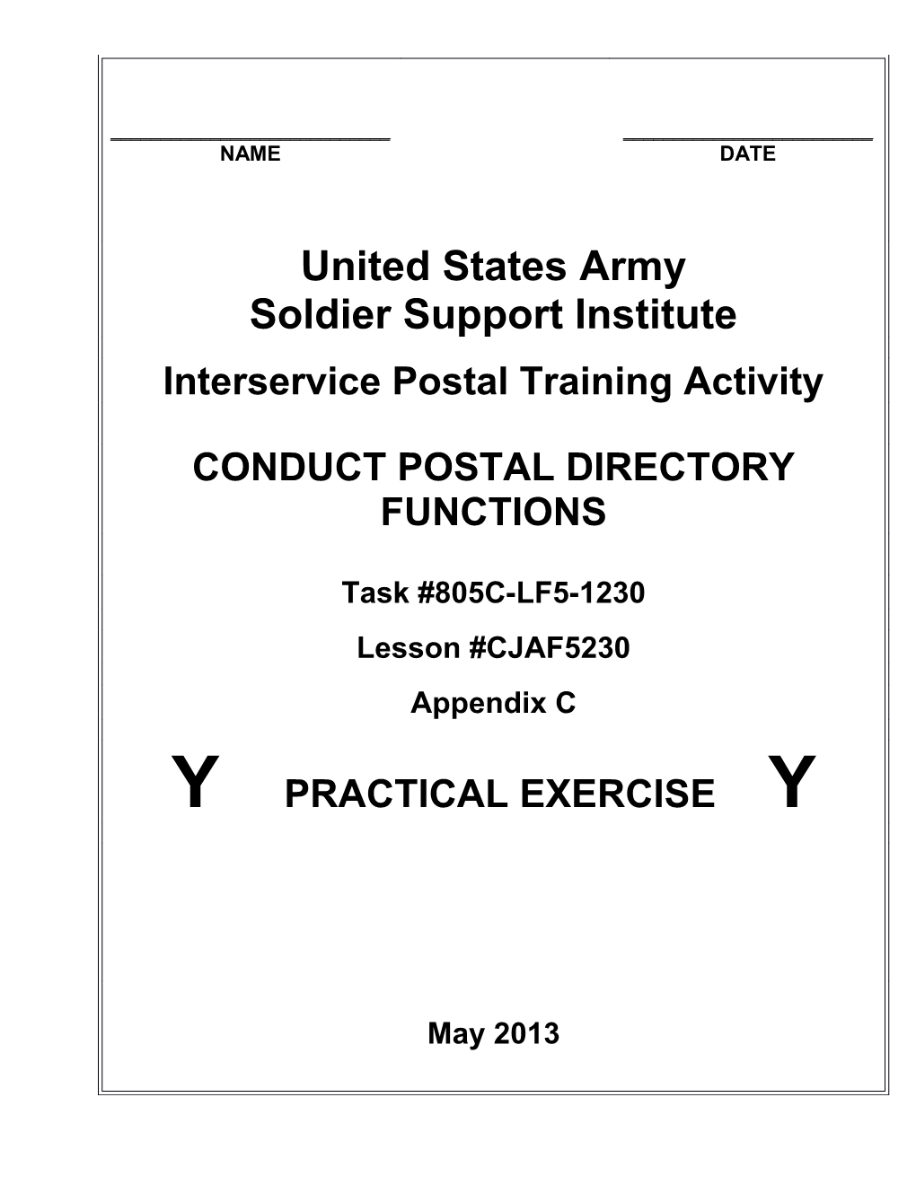 Conduct Postal Directory Functions DocsLib