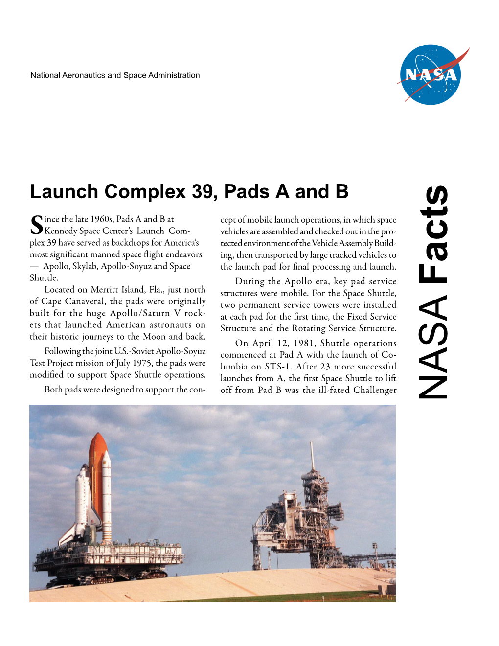 Launch Complex 39, Pads a and B