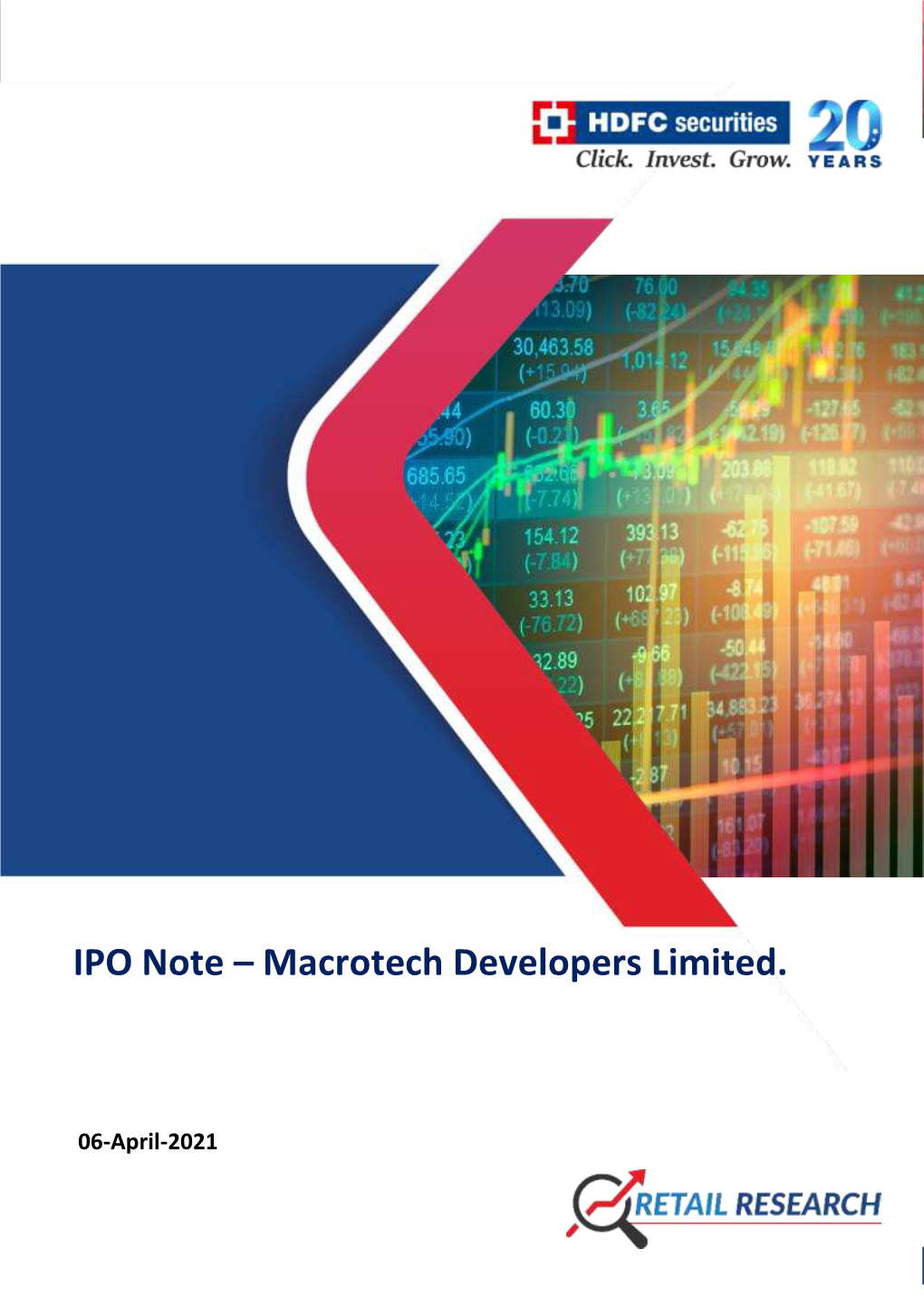 IPO Note – Macrotech Developers Limited