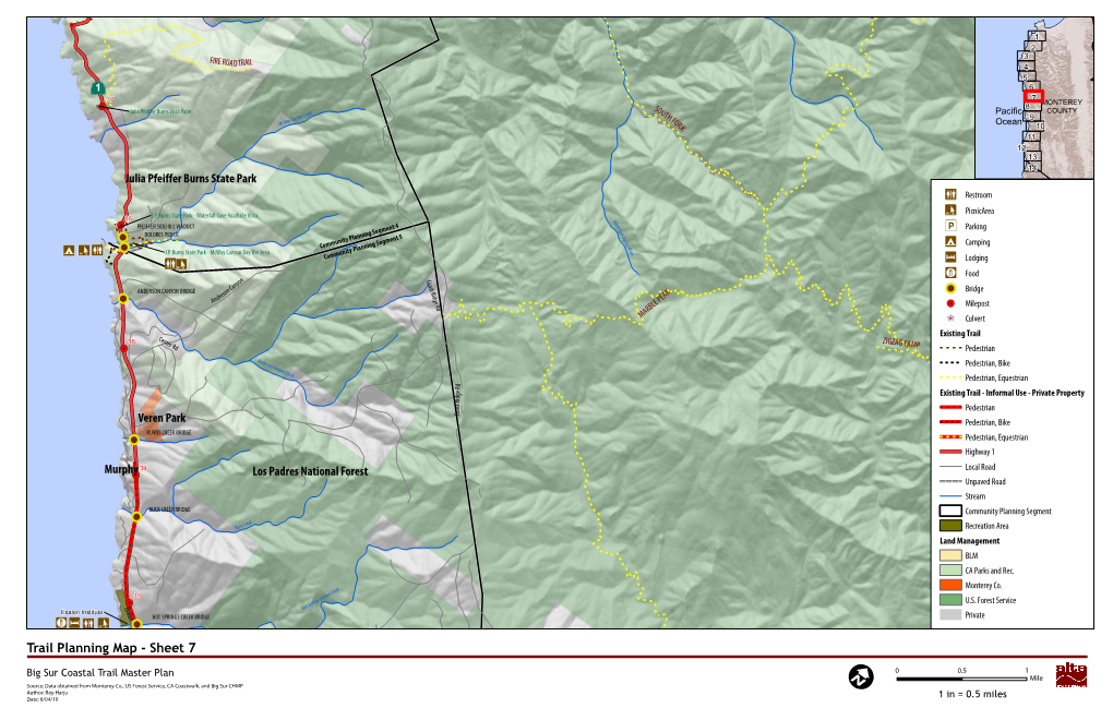 Los Padres National Forest Trail Planning