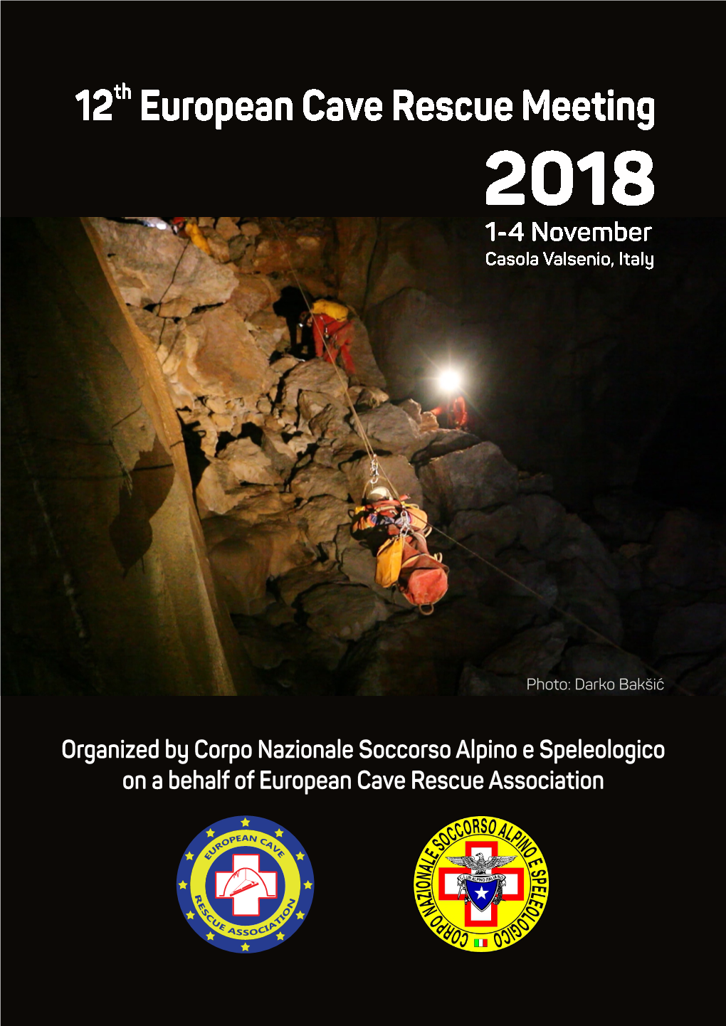 Second Circular for the 12Th European Cave Rescue Meeting, Casola
