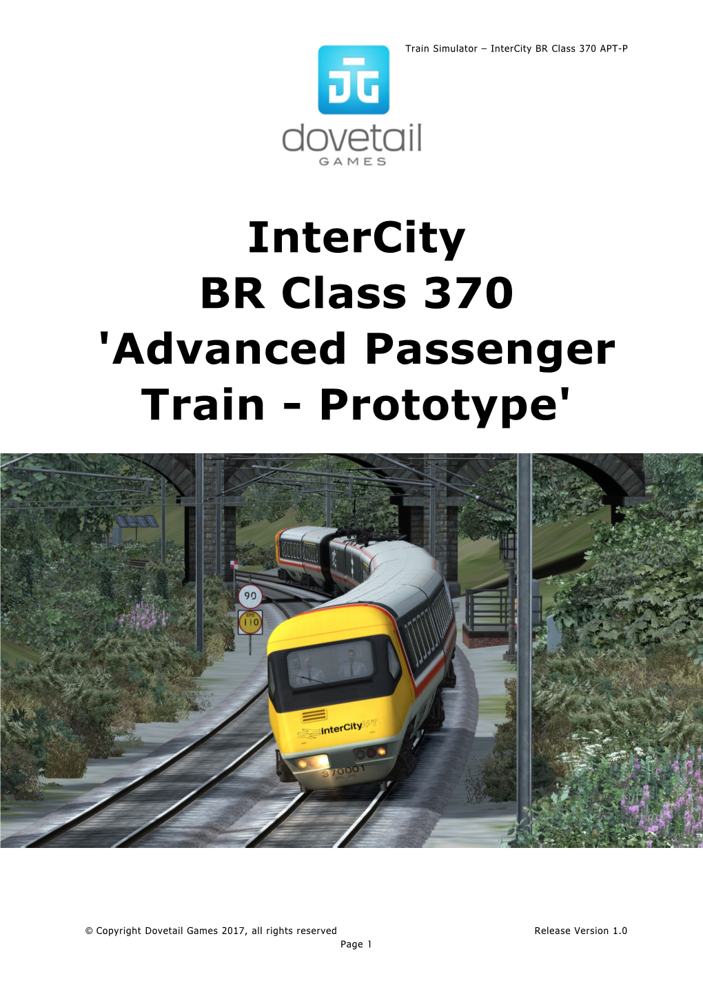 Intercity BR Class 370 APT-P