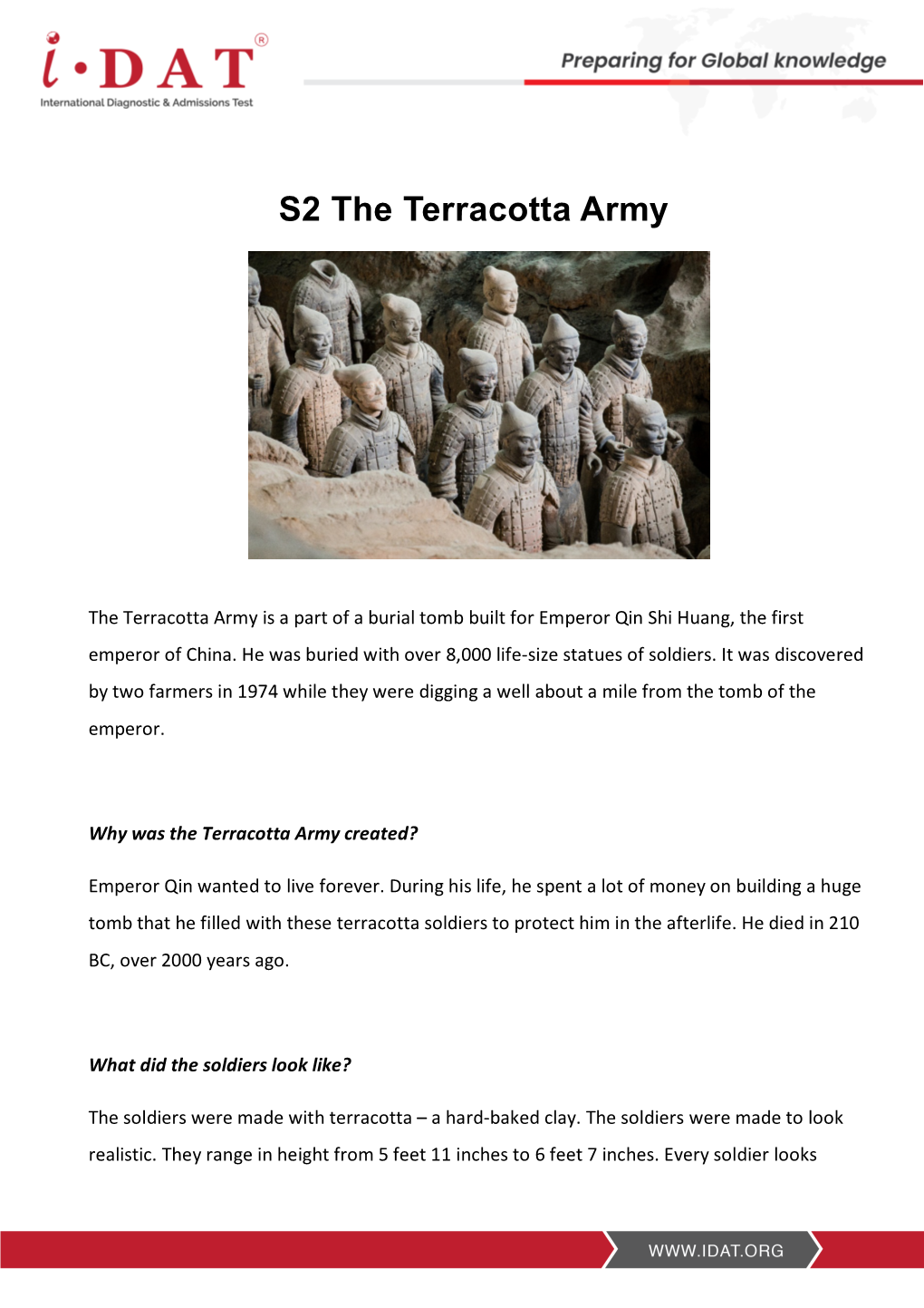 S2 the Terracotta Army