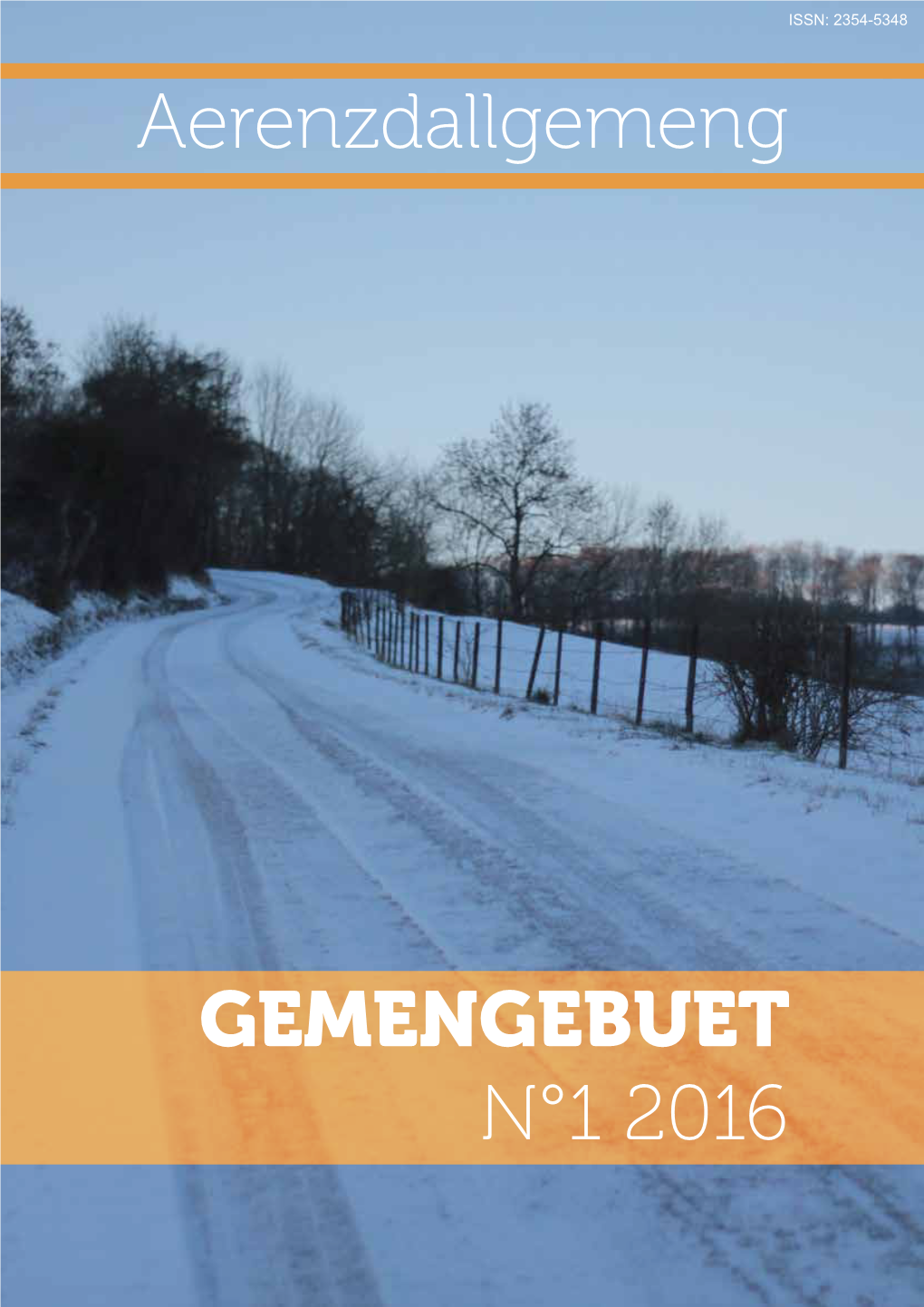 GEMENGEBUET N°1 2016 Aerenzdallgemeng