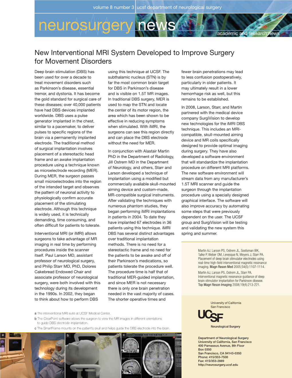 Neurosurgery News Academic and Research News