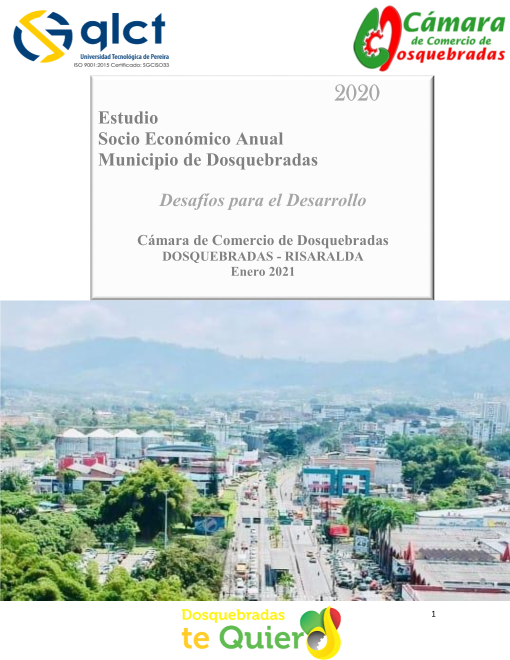 Estudio Socio Económico Anual Municipio De Dosquebradas