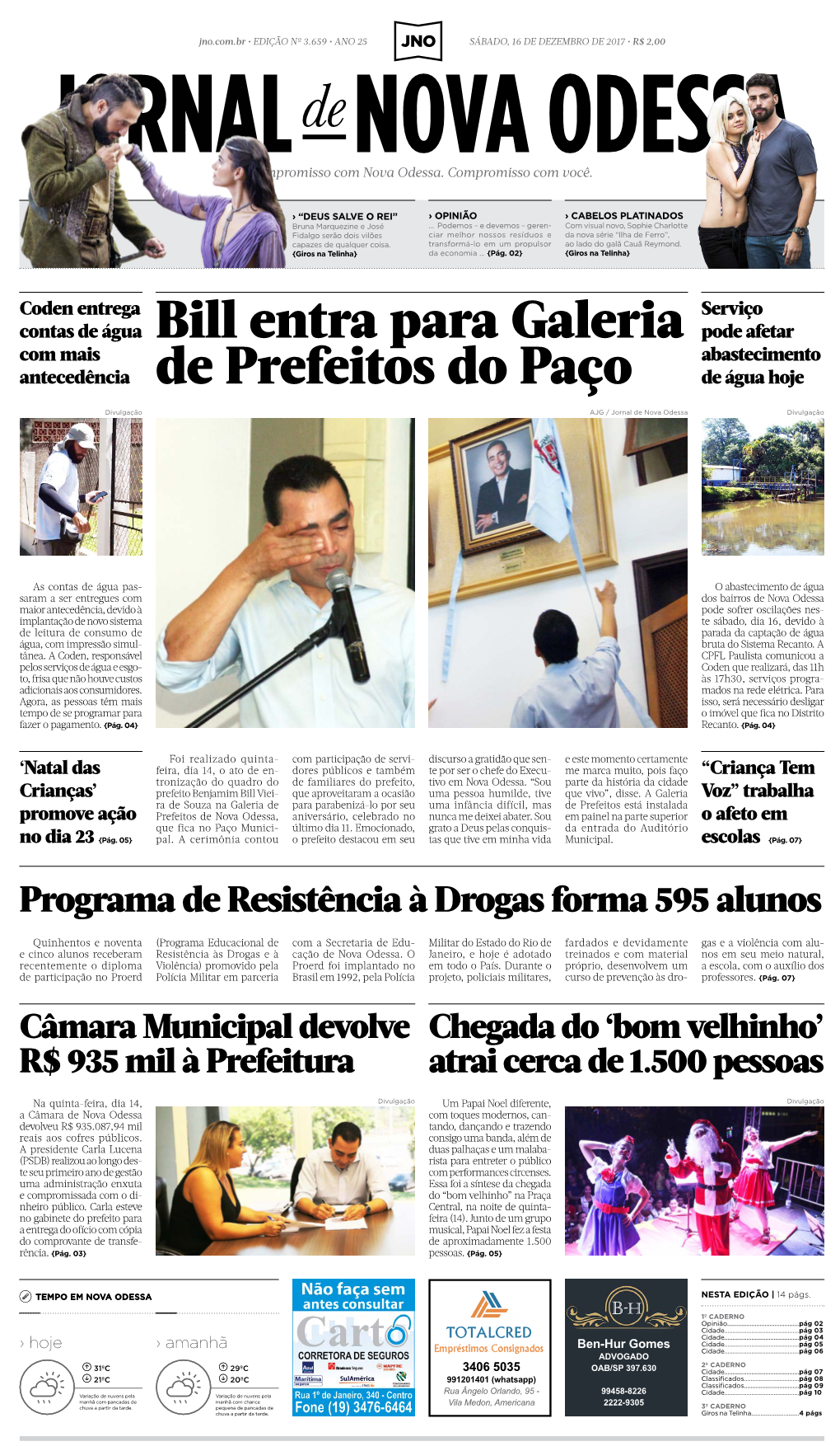 Bill Entra Para Galeria De Prefeitos Do Paço