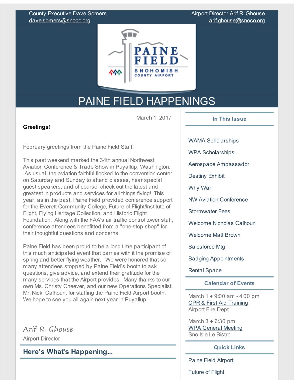 Paine Field Happenings 2017-03