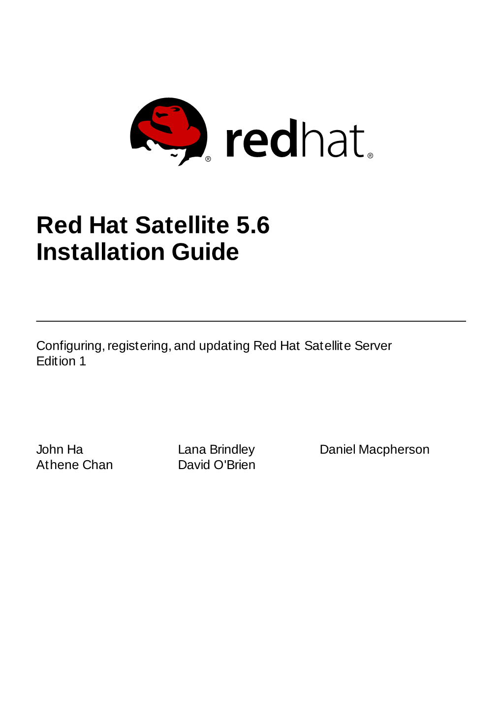 Red Hat Satellite 5.6 Installation Guide