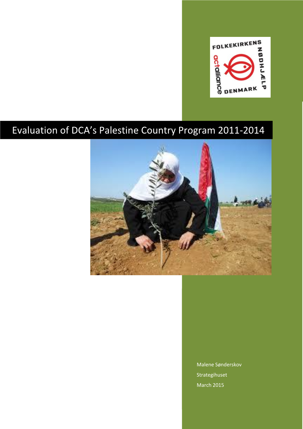 Palestine Country Programme Evaluation 2015