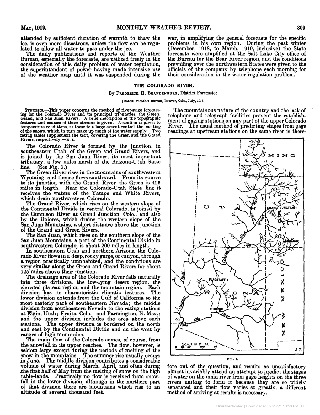 May, 1919. Monthly Weather Review