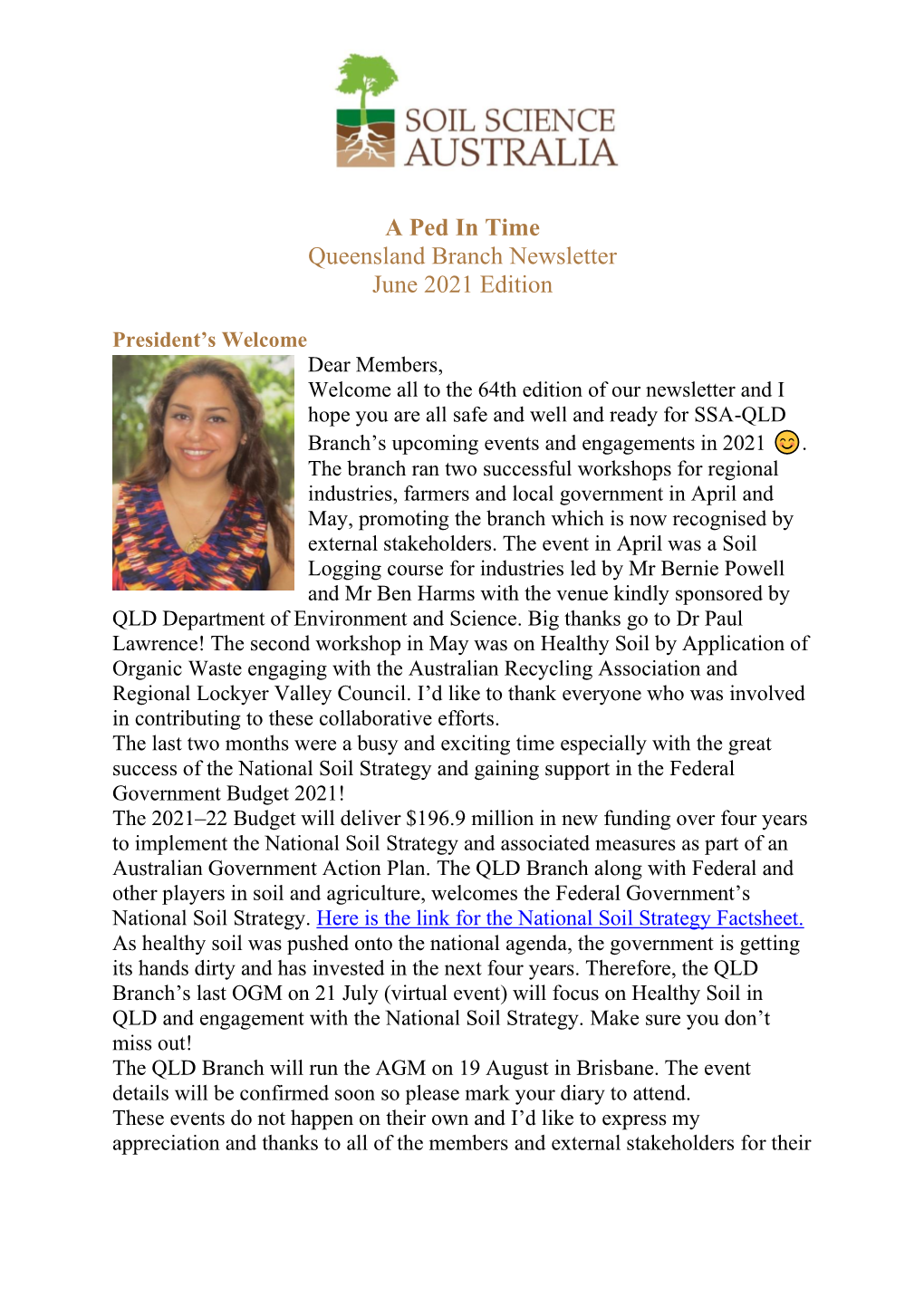 A Ped in Time Queensland Branch Newsletter June 2021 Edition