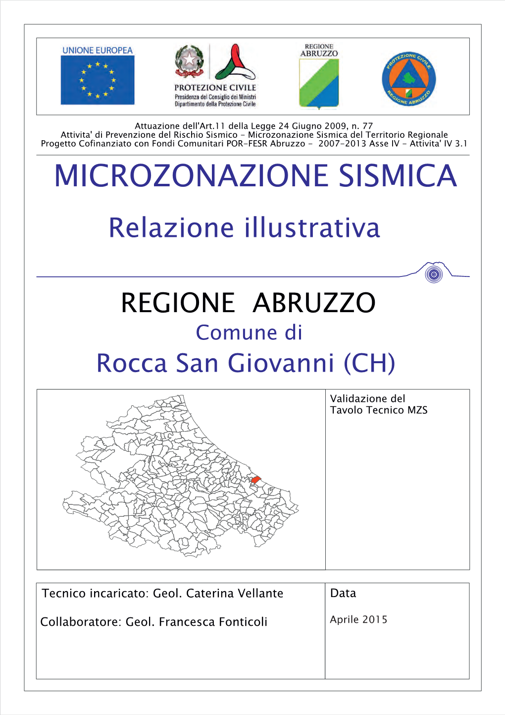 Microzonazione Sismica