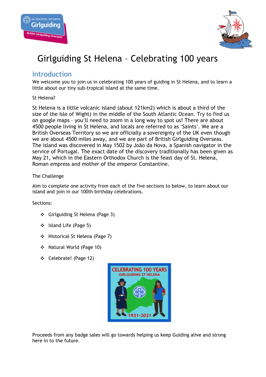 Girlguiding St Helena – Celebrating 100 Years