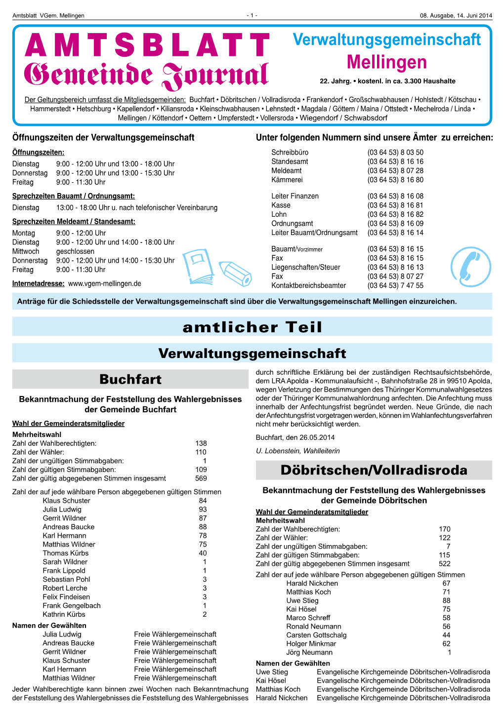 Amtsblatt Vgem