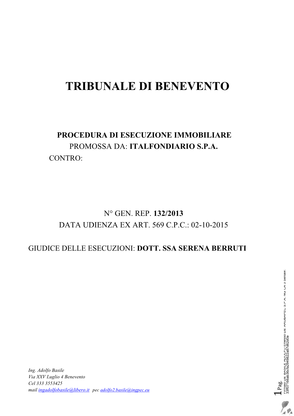 Tribunale Di Benevento