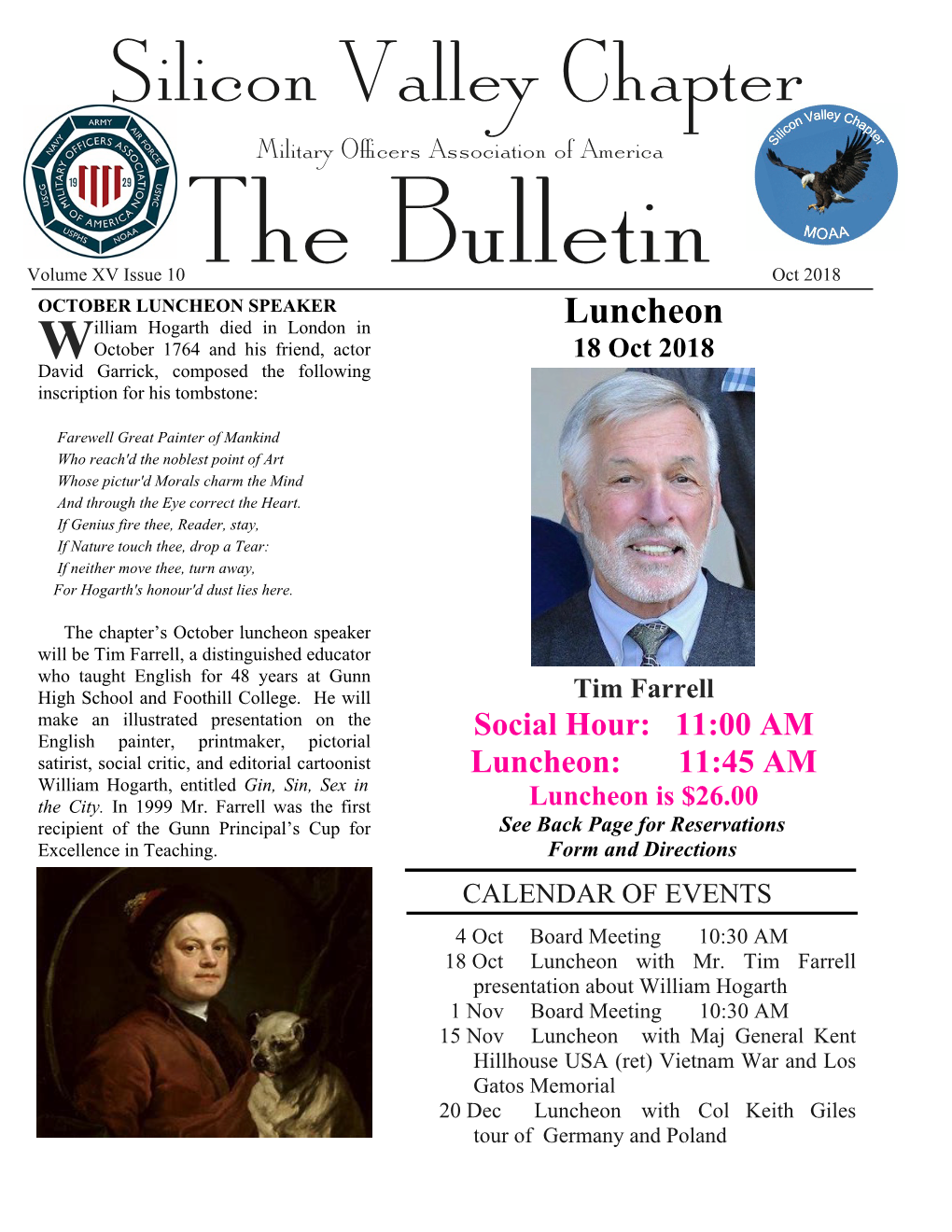 Surviving Spouse Corner Since January 2018, the Chapter Bulletin Has Published 14 Surviving Spouse Corner Articles Or Related Subject Matter