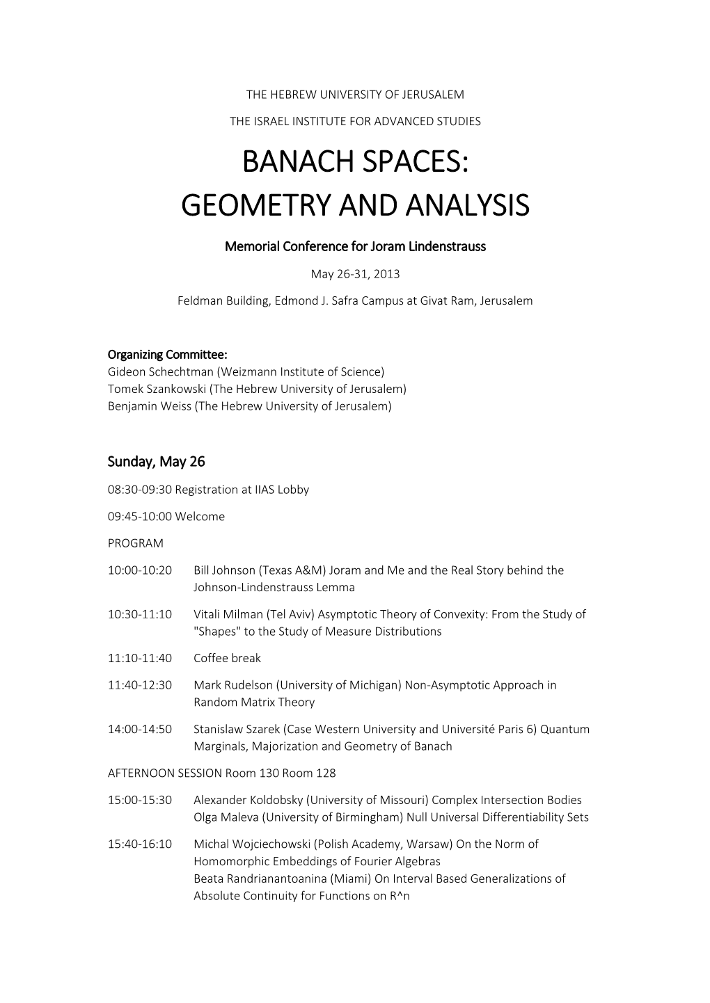 Banach Spaces: Geometry and Analysis