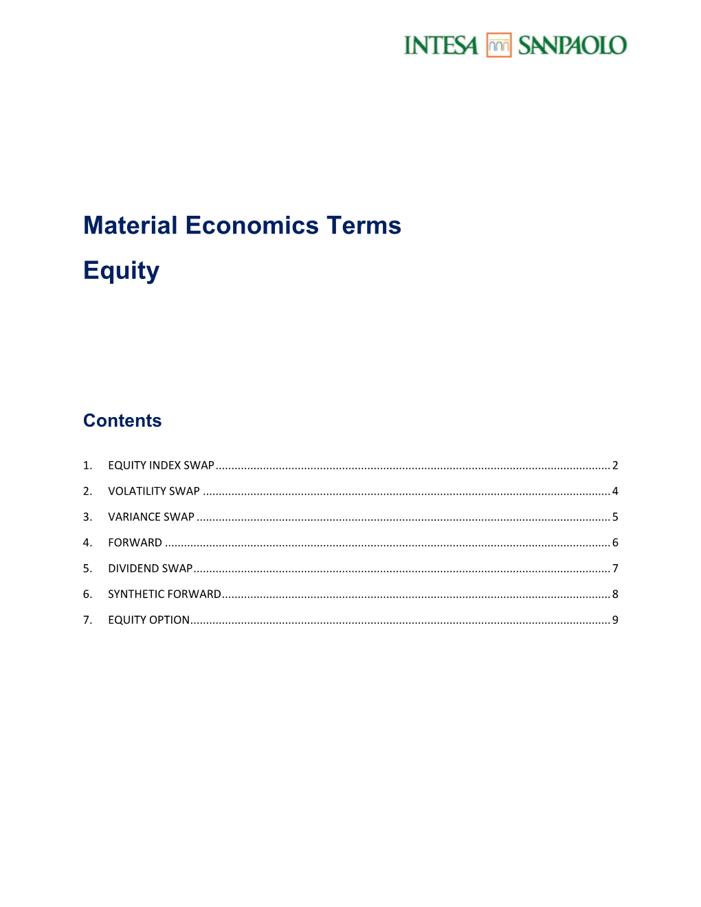 4.4.2 Equity Derivatives Material Economic Terms (Pdf)