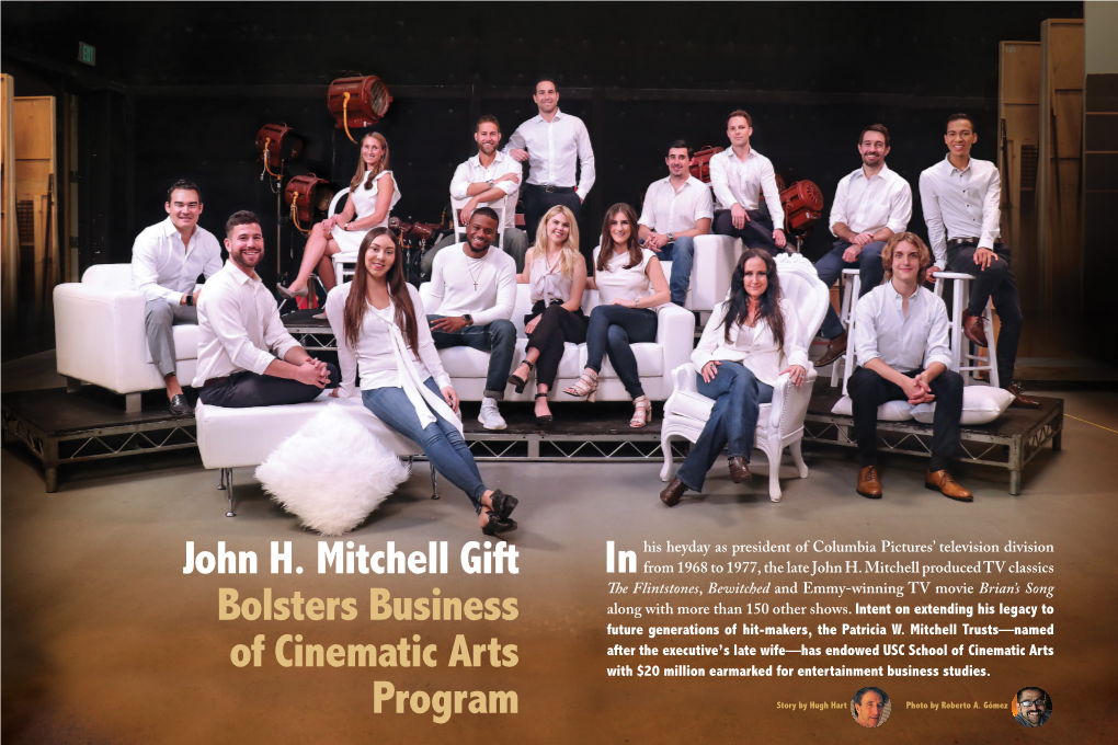 John H. Mitchell Gift Bolsters Business of Cinematic Arts Program