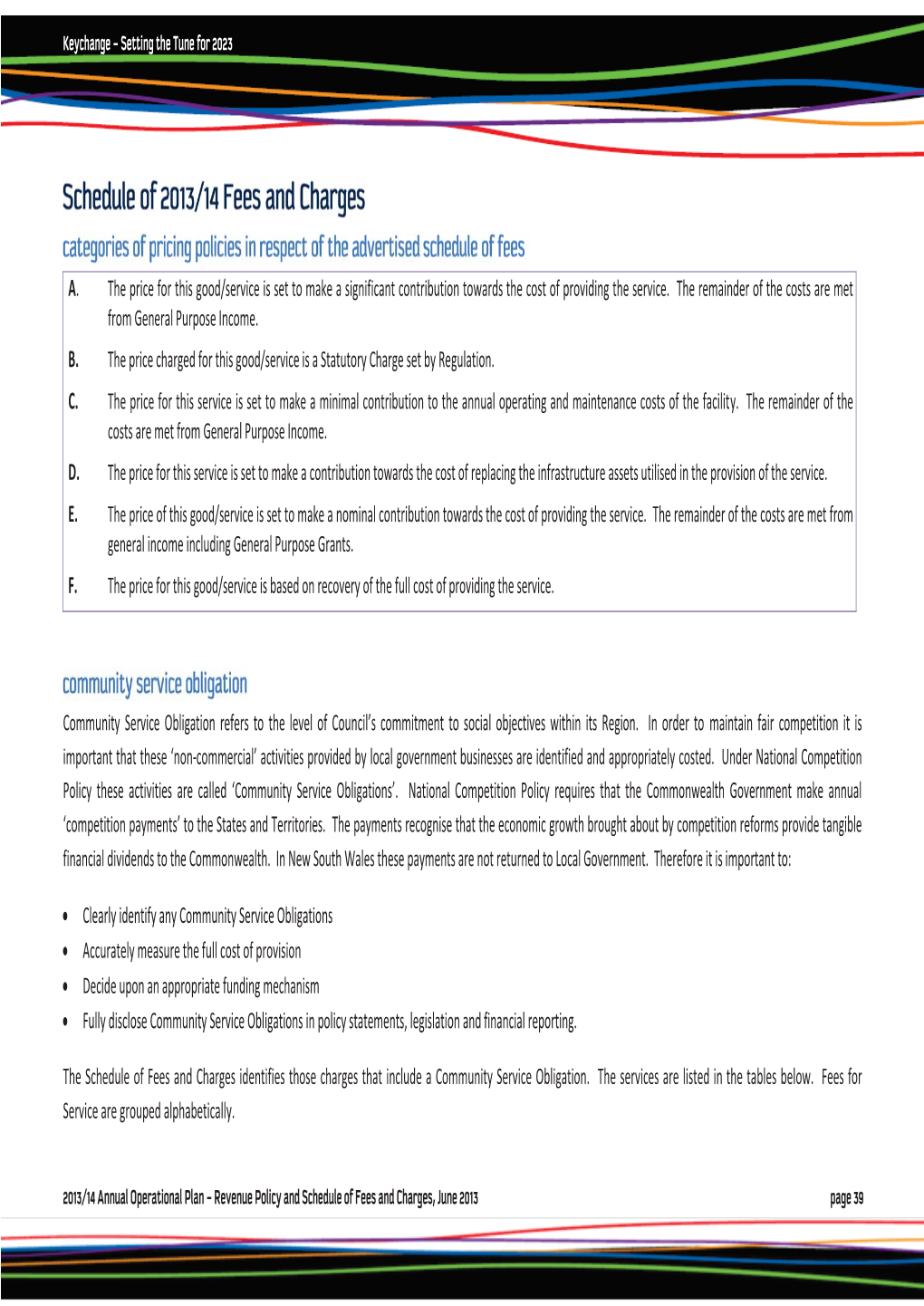 Community Strategic Plan